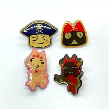 도코데모 잇쇼 핀 배지 핀즈 4종 세트 레어템