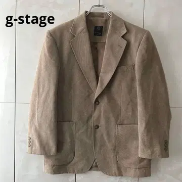 g-stage 테일러드 자켓 코듀로이 S 베이지 브라운