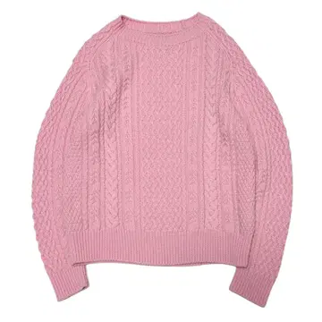 BATONER/바토너 케이블 니트 아란 편직 피셔맨 사이즈 2