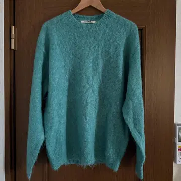 AURALEE BRUSHED SUPER KID MOHAIR KNIT