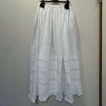 [ 미사용 새상품 ] BEAMS BOY 코튼 A 라인 롱 스커트