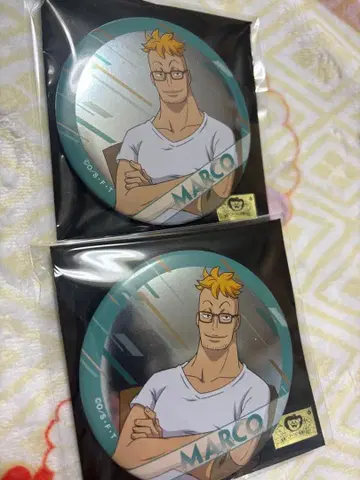 원피스 ONE PIECE 메탈 캔뱃지 컬렉션 캔뱃지 마르코