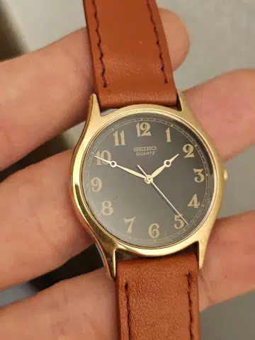 [ 작동품 ] SEIKO 남성용 쿼츠 벨트 새상품 손목시계