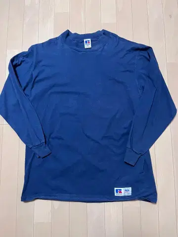 [ MADEinUSA ] 90s 러셀 애슬레틱 롱 T 네이비 XXL