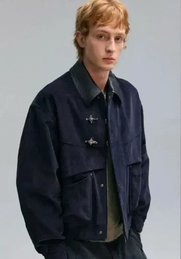 UNGIMMICK 파이어맨 코듀로이 블루종 택 포함