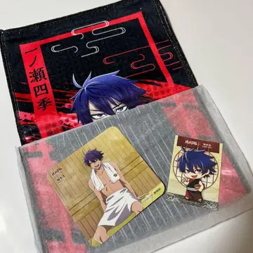 도겐안귀 극락탕 RAKU SPA 콜라보 머플러 타월 이치노세 사계절 세트