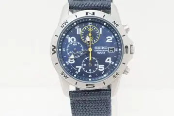 SEIKO 7T92-0DX0 크로노그래프 네이비