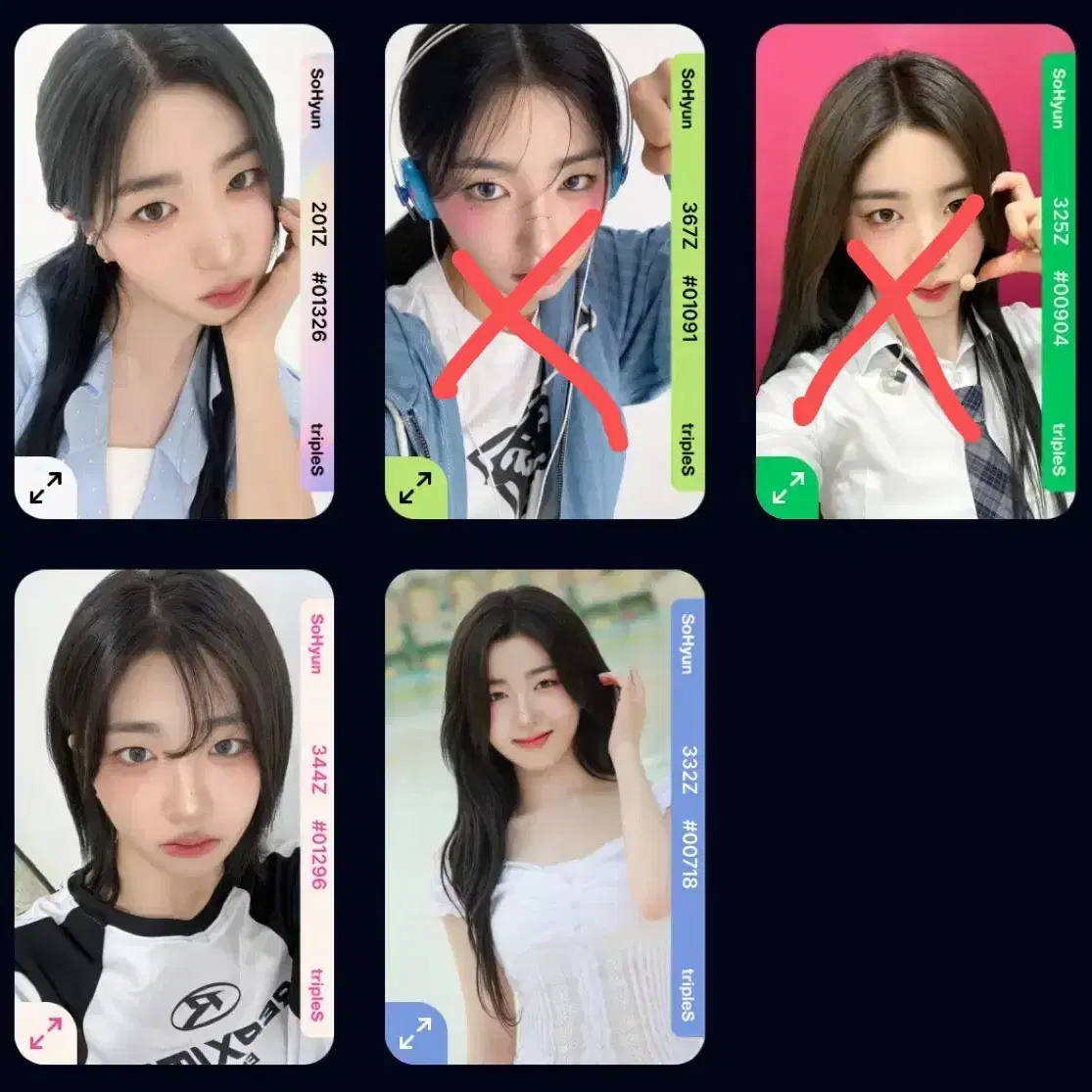 TRIPLES | 트리플에스 Triples Japan Wave Fan Club Object AA352