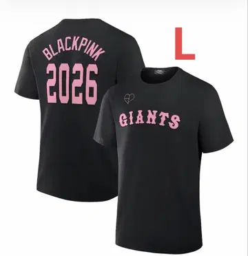 요미우리 자이언츠 x BLACKPINK T셔츠 블랙