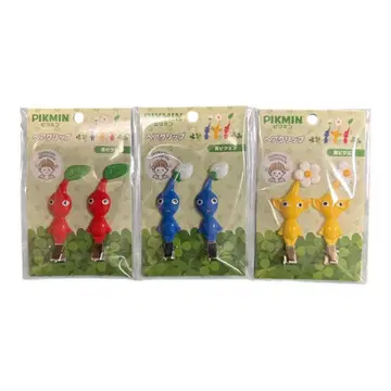 피크민 헤어 클립 3종 세트