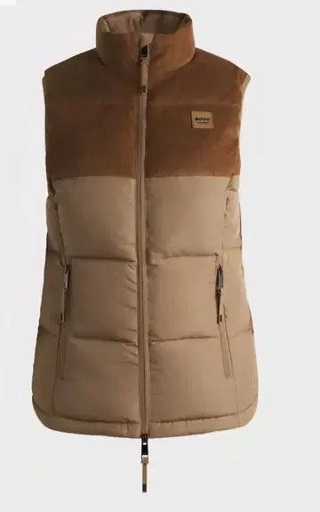 [정품] HUGO BOSS 방수 베스트 코듀로이 트림 우먼 M 베스트