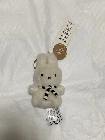 미피 키링 오렌지 복슬복슬 머플러 오렌지 본톤토이즈