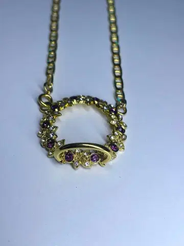 Napier 빈티지 목걸이 PATENTED 리스 모티브 USA