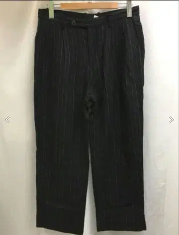 ARTS&SCIENCE 스트라이프 슬랙스 블랙 디자이너