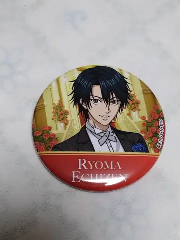 테니스의 왕자님 에치젠 료마 캔뱃지 이온 한정판 테니프리