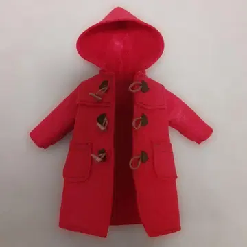 리카짱 더플 코트 빨간색 옷 갈아입기 의류