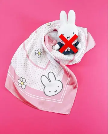 미피 스타일 팝업 한정 상품 스카프 핑크 유라쿠초 우메다