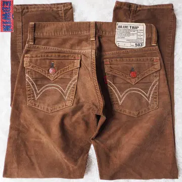 에드윈 W28 코듀로이 팬츠 EDWIN BLUE TRIP 503
