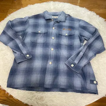 AVIREX 아비렉스 자수 긴팔 셔츠 XXL 오버 사이즈