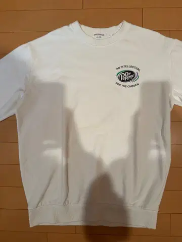 닥터페퍼 화이트 기업 맨투맨 한국제 L