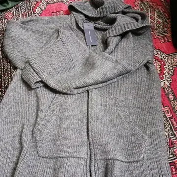 새상품 택 포함 TOMMY HILFIGER 그레이 니트 가디건