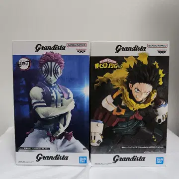 Grandista 미도리야 이즈쿠 & 귀멸의 칼날 아카자 피규어 세트