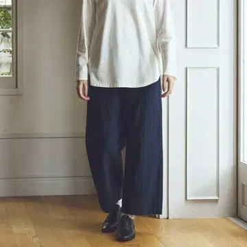 People tree 오가닉 코튼 수제 와이드 팬츠