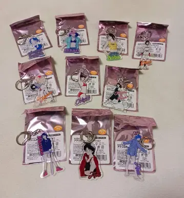 아다치 미츠루전 화업 55주년 기념 히로인 아크릴 참 컬렉션