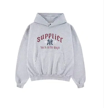 [레어 사이즈] SUPPLIER 빈티지 워시 로고 후디