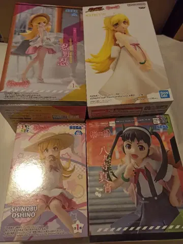 모노가타리 시리즈 하치쿠지 마요이 오시노 시노부 피규어 쵸코노세 피규어
