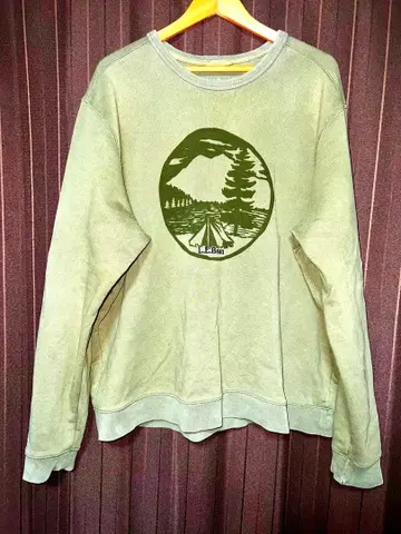 L.L.Bean 맨투맨 XL 트레이닝복 캠핑 아웃도어 텐트