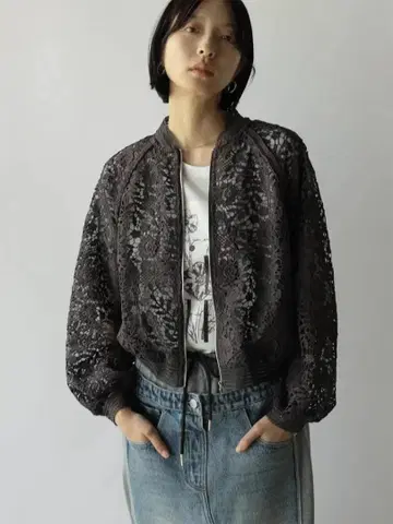 RADIATE 컷워크 레이스 튤 블루종 라디에이트