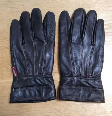 가죽 장갑 Crocodile 브라운 남성용