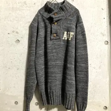 아바크롬비&피치 A&F 와펜 숄카라 니트 L