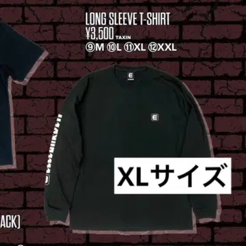 [ 미개봉 새상품 ] ELLEGARDEN 롱티 BLACK XL 사이즈