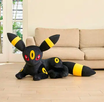 포켓몬 센터 봉제 인형 등신대 블래키 누워있는 포켓몬스터