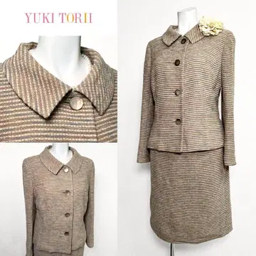 당일 발송 가능 [하자품] 유키 토리이 세레모니 11호 베이지 멀티 컬러