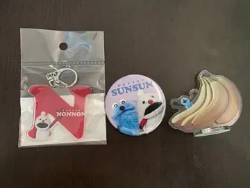 순순 논논 캔 배지 아크릴 키링 아크릴 스탠드 굿즈