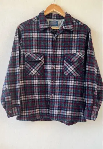 Pendleton 보드 플란넬 셔츠 USA제 XL