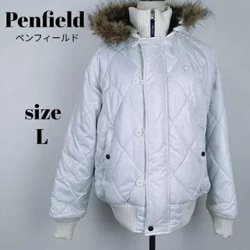 [ a2193 ] Penfield 다운 자켓 화이트 L 자수 로고