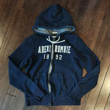 Abercrombie & Fitch 네이비 후드티 L