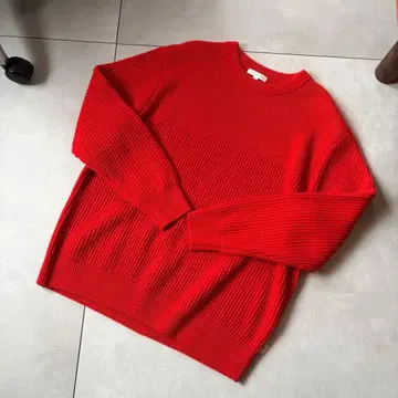 UNIQLO JW ANDERSON 리브 크루넥 스웨터 XXL