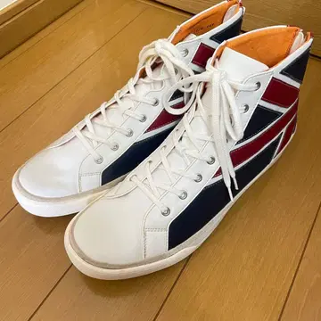 미사용품 까스텔바작 하이컷 스니커즈 백지퍼 27.0