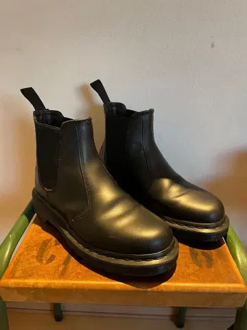 닥터마틴 사이드 고어 부츠 2976 MONO 24cm 블랙