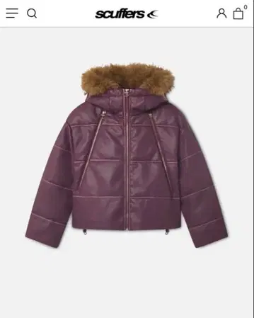 scuffers RAW BURGUNDY 푸퍼 재킷