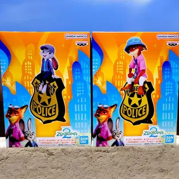 주토피아2 모니터 탑 피규어 주디 닉 2종 세트