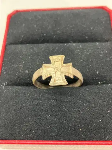 1914's 독일 제국 육군 당시 물건 아이언 크로스 반지 빈티지
