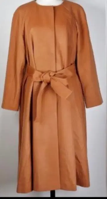 폭시 캐시미어 코트 40