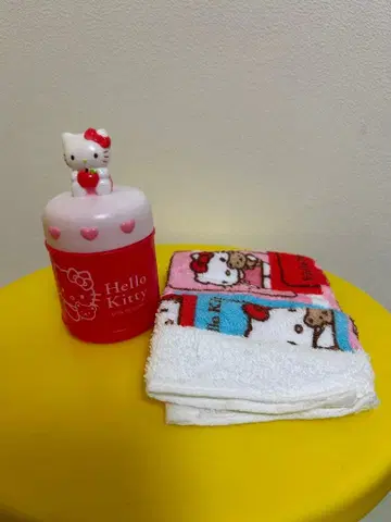 레트로 키티 오시보리 세트 케이스 사과 애플 산리오