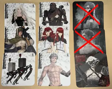 니어 오토마타 게슈탈트 스퀘니 카페 코스터 7종